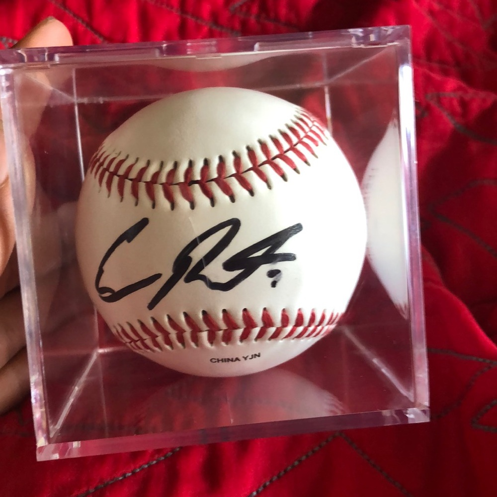 Cliff Pennington autographed baseball